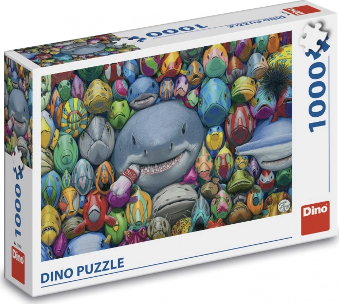 Puzzle Bunte Fischwelt 1000 Teile