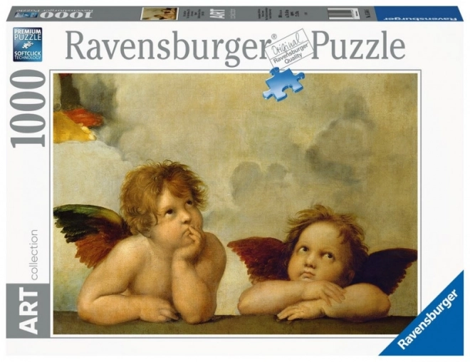 Ravensburger Puzzle Kunstsammlung: Engel (Sixtinische Madonna) 1000 Teile