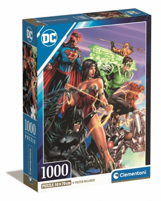 Compact 1000 Teile Puzzle DC Comics Justice League