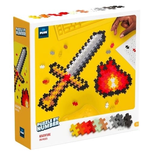 Plus-Plus Bausteine Puzzle nach Zahlen - Abenteuer 250 Teile
