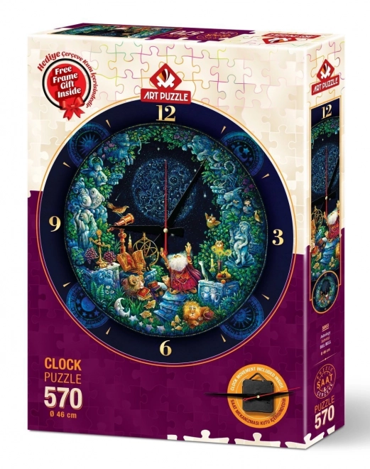 Astrologie Puzzle Uhr mit 570 Teilen