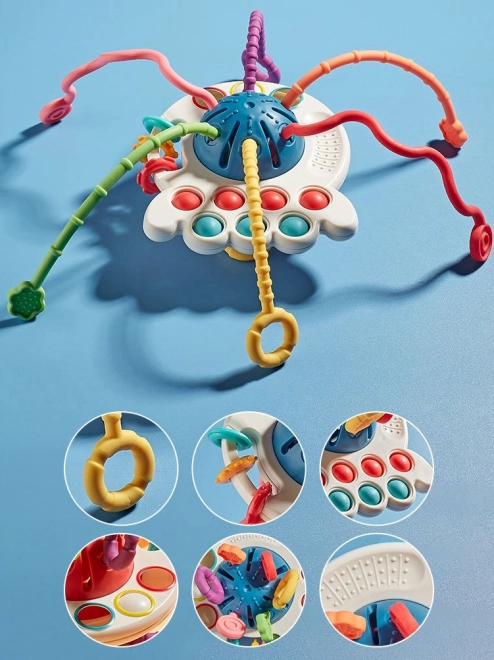 Montessori Sinnes-Spielzeug & Beißring für Babys