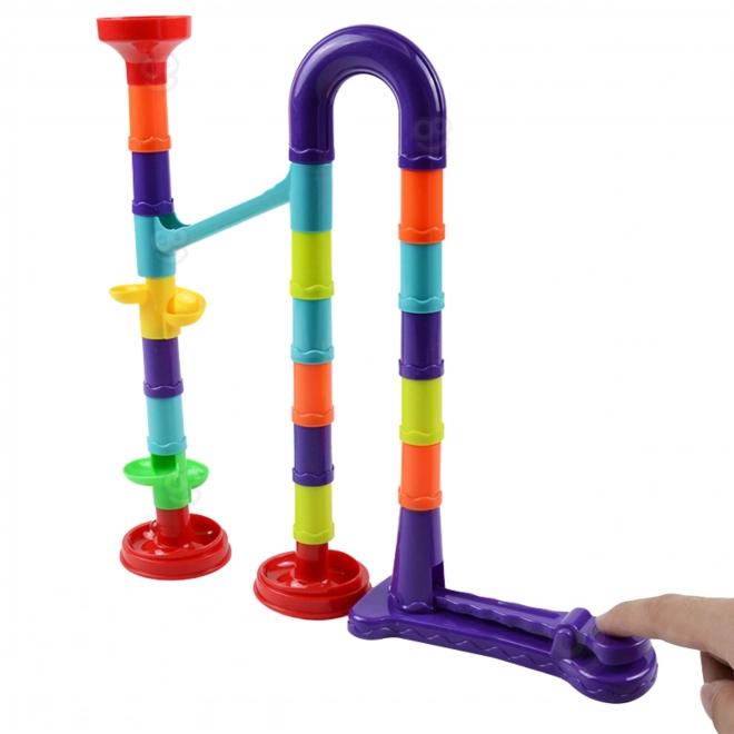 Woopie spiralen-kugelbahn set 76 teile