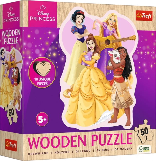 Holzpuzzle Disney: Schöne Prinzessinnen