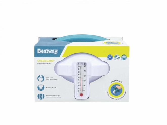 Schwimmdosierer für Poolchemie mit Thermometer von Bestway