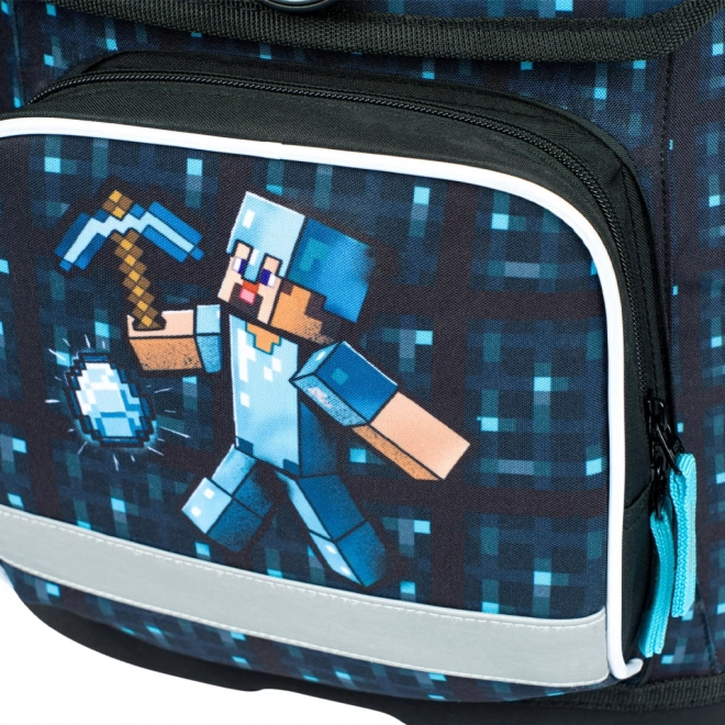 Schulranzen Ergo Minecraft Blaue Axt