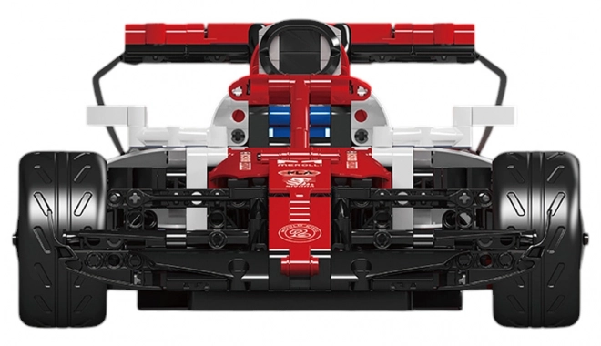 Roter Rennwagen Baukasten mit 1185 Teilen