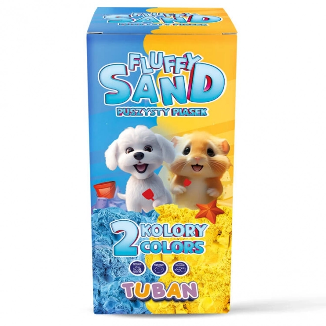 Fluffy Sand - Set in Blau und Gelb