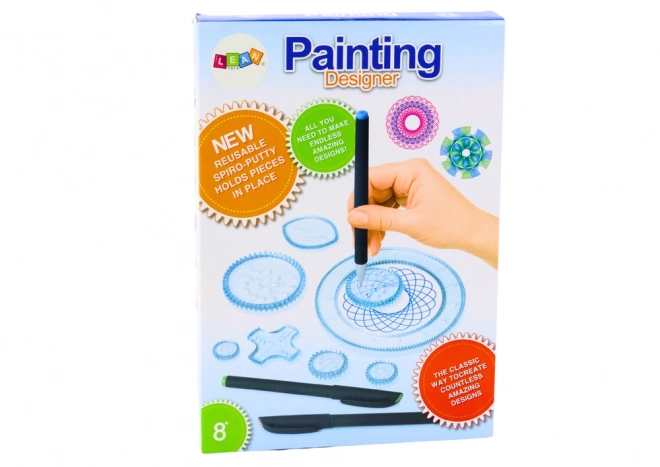 Edukatives Spirograph-Set mit 27 Elementen