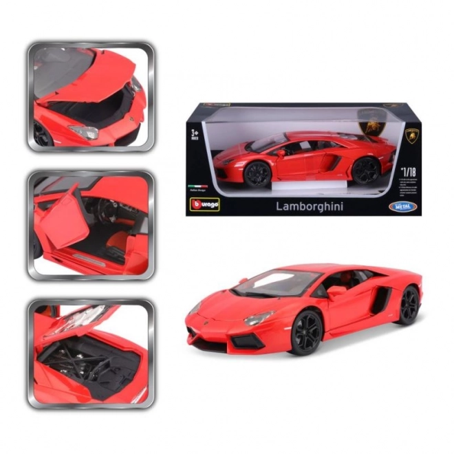 Lamborghini Aventador LP700-4 Modellauto in Metallisch Orange