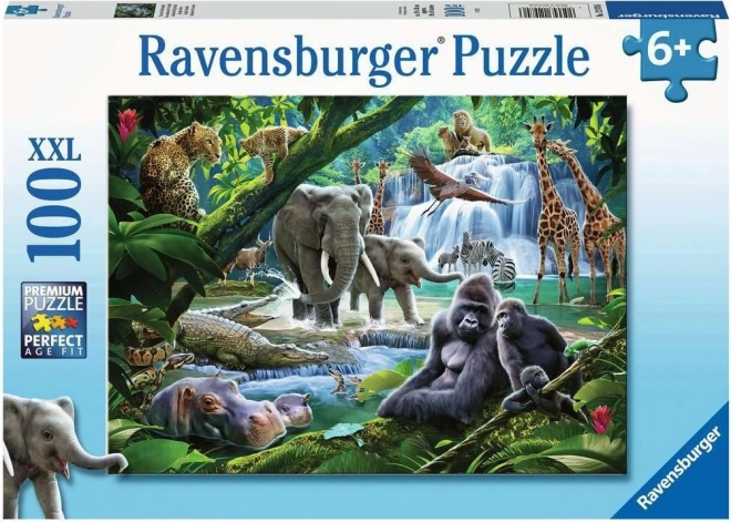 Ravensburger Puzzle Dschungeltiere XXL 100 Teile