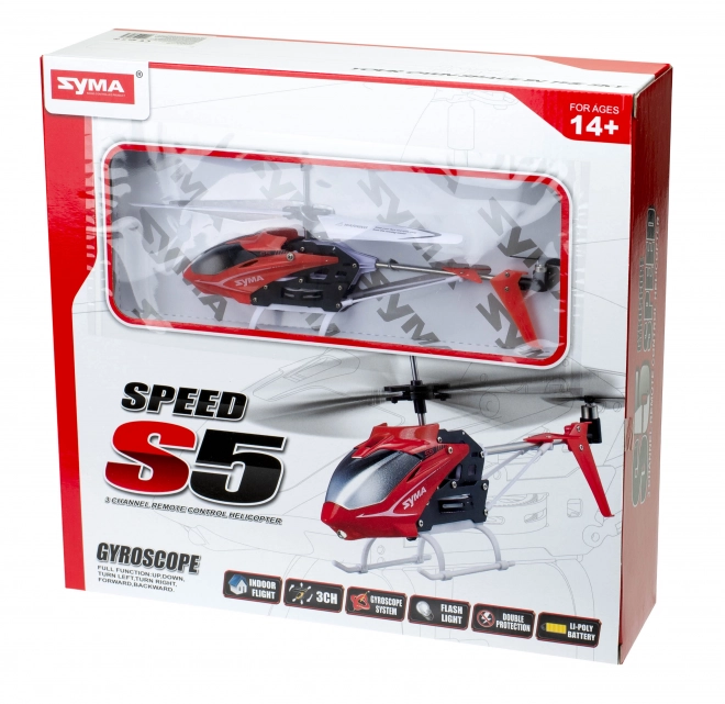 Ferngesteuerter RC Helikopter Syma S5 Rot