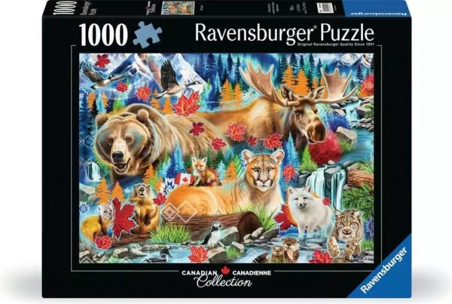 Ravensburger Puzzle Wilde Tiere Kanadas 1000 Teile