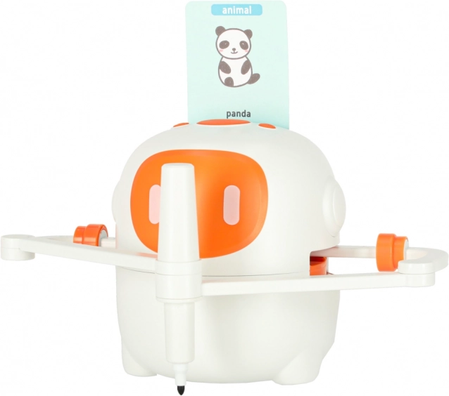 Bildungsinteraktiver Roboter zum Lernen von Zeichnen und Schreiben mit Karten und Stiften