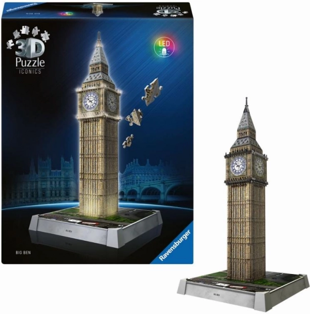 Iconics: Big Ben Nachtedition – beleuchtetes 3D-Modell mit LED