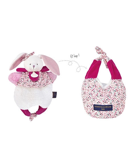 Doudou Hase in Tasche 3-in-1