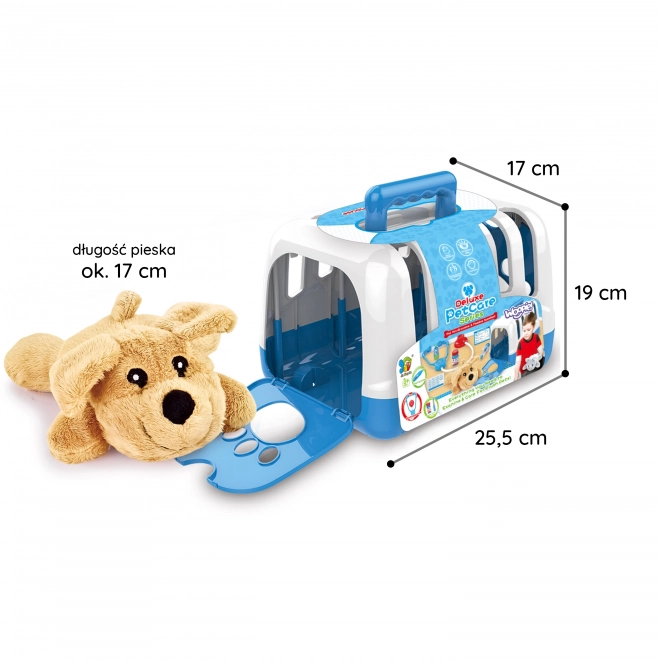 Woopie tragbares tierarzt-spielset mit Hund