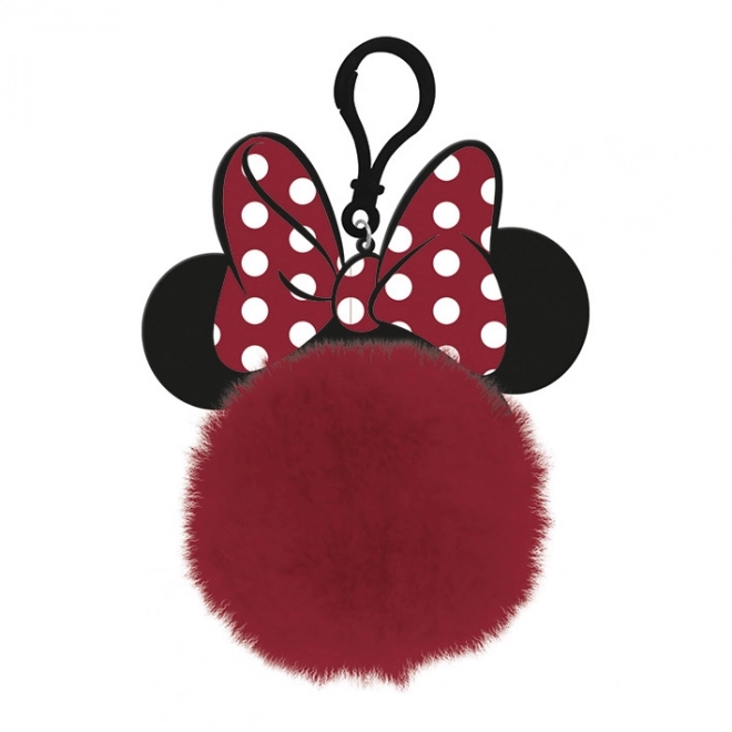 Flauschiger Minnie Schlüsselanhänger