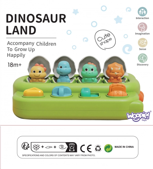 Edu-Spielzeug pop-up Dinosaurier von Woopie