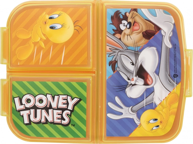 Praktische Snackbox mit Looney Tunes Helden