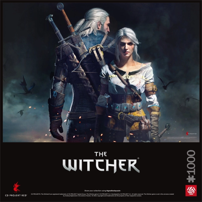 Puzzle The Witcher - Geralt & Ciri 1000 Teile
