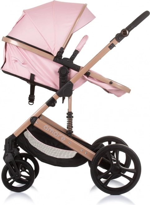 Chipolino Kombikinderwagen Amore 2in1 Jungle – Flamingo