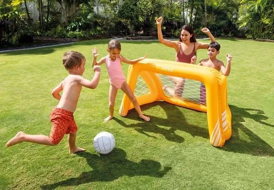 Aufblasbares Fußballtor für Kinder – Orange