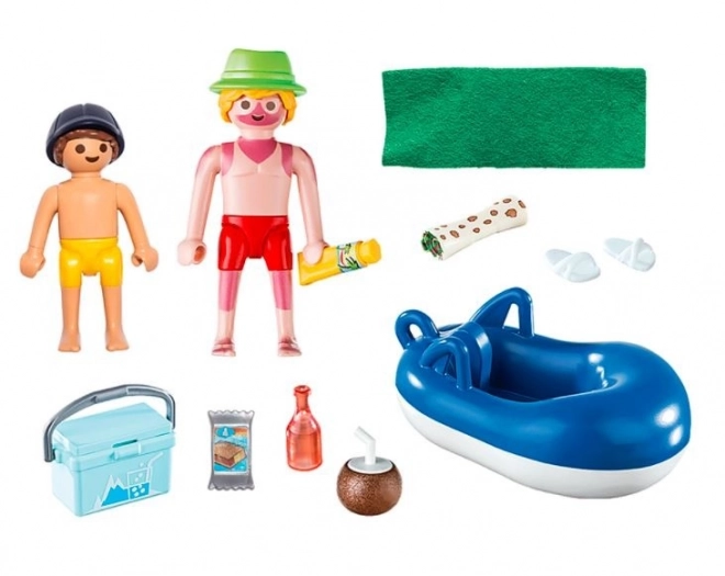 Playmobil Family Fun Urlauber mit Schwimmring