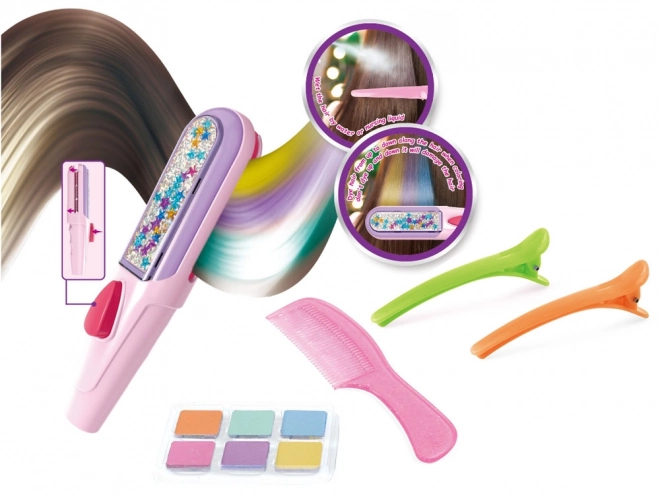 Bunte Haarkreide-Set