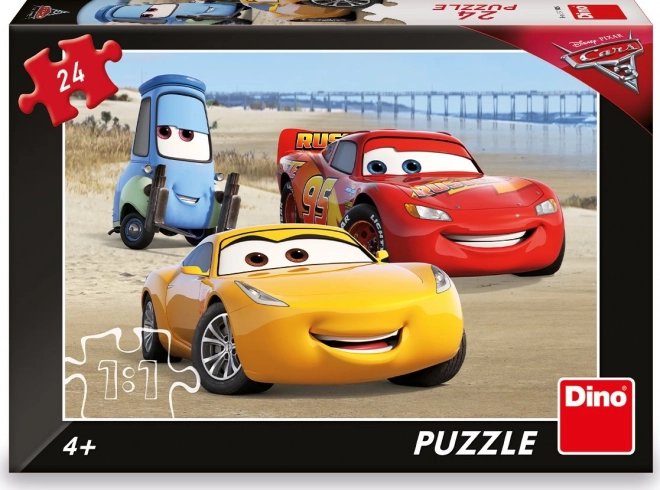 Dino Puzzle Cars 3 Am Strand 24 Teile