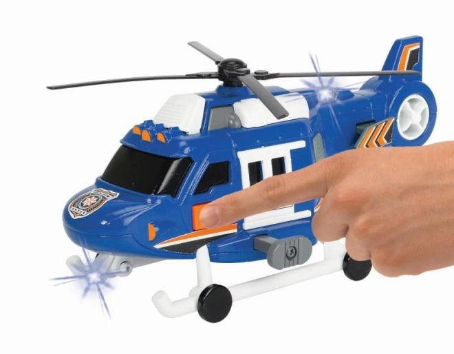 Polizei Hubschrauber mit Licht und Sound 18 cm