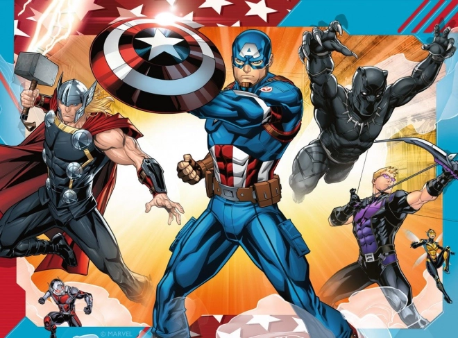 Ravensburger Puzzle Avengers Helden 4-in-1