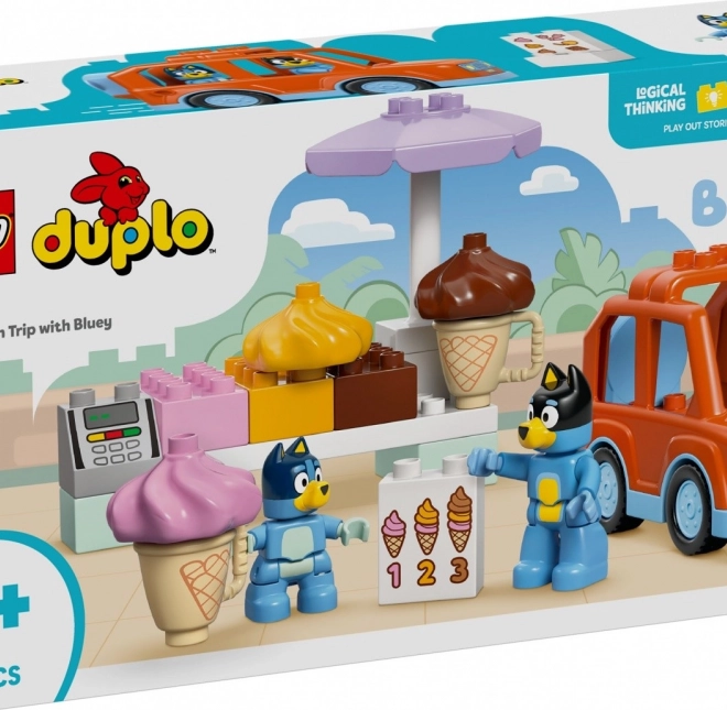 Lego Duplo Bluey Eiscreme mit Bluey