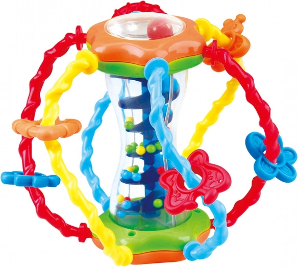 13 cm Baby-Rassel mit Kugeln