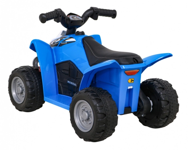 Elektrischer Kinderquad Honda TRX mit Hupe und LED-Beleuchtung – blau