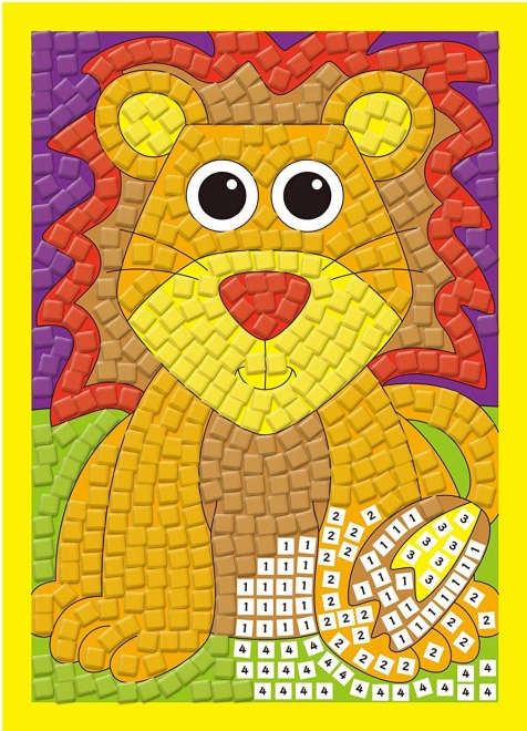 Kreatives Mosaikset für Kinder