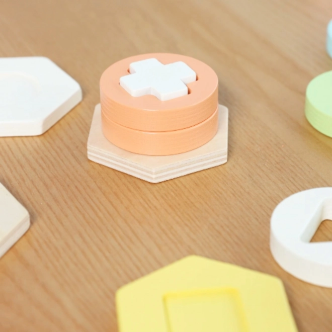 Montessori-Turm zur Formen- und Farbsortierung CLASSIC WORLD