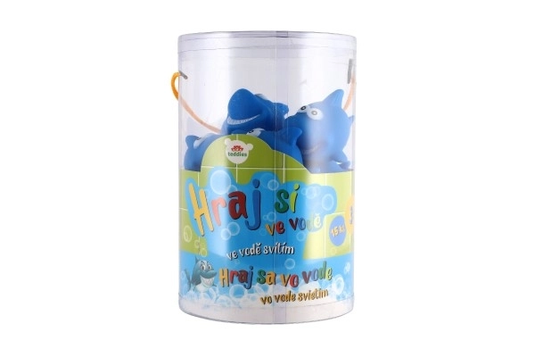 Leuchtender Hai im Wasser 6cm