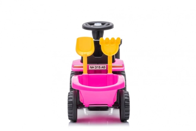 Rosa Trecker New Holland für Kinder