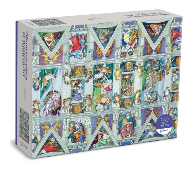 Galison Puzzle Meisterwerk: Sixtinische Kapelle 2000 Teile
