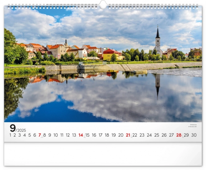 Wandkalender Tschechien in Spiegelungen 2025