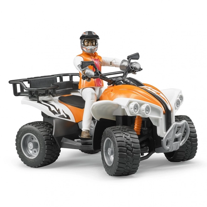 Bruder BWORLD Quad mit Fahrer