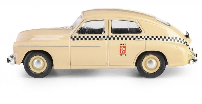 Modellauto PRL Warszawa M20 Taxi Sandfarben