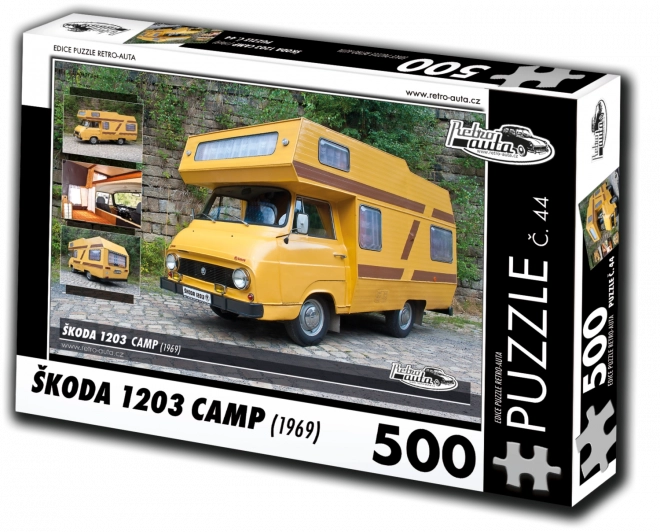 Retro-Auta Puzzle Škoda 1203 Camp 500 Teile