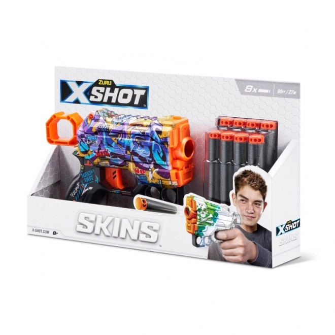 Abschussvorrichtung SKINS MENACE (8 Pfeile) Muster D