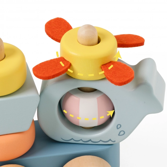 Montessori Ocean Holzspielzeug Zug
