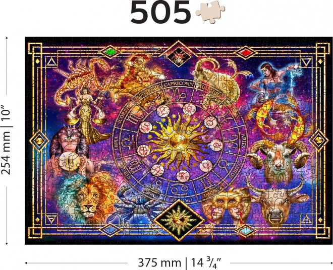 Zodiak Holzpuzzle 505 Teile