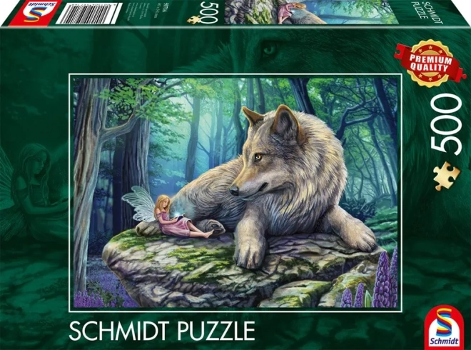Puzzle Wolf und Fee 500 Teile