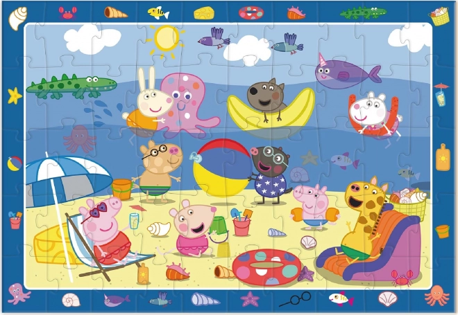 Peppa Pig Puzzle mit Bildersuche 50 Teile