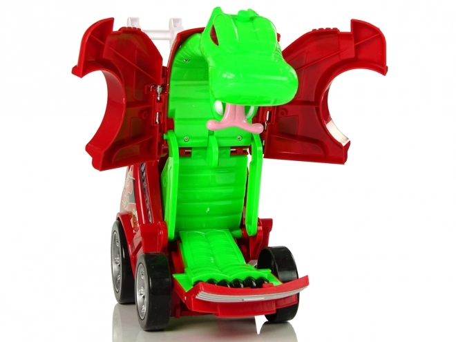 Auto Feuerwehrverband Transformation Drache 2-in-1 Feuerwehrauto